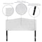 Flash Furniture Full Cambridge, Headboard, White Fabric HG-HB1708-F-W-GG - alternate 8